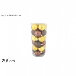 Set 24 topa, diam 6cm