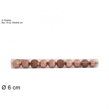 Set 10 topa dekorues, diam 6cm