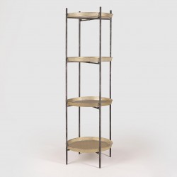 Ekspozitor metalik me 4 rafte