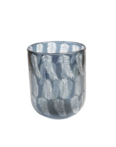 Vazo qelq ngjyre blu e...