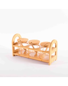 Set 3 vazo me kapak druri