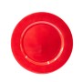 Pjatë dekorative e kuqe, diam 33cm