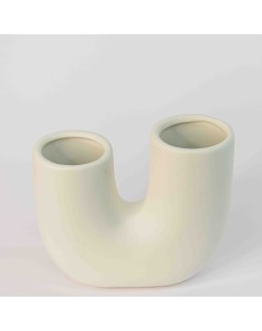 Vazo qeramike e bardhë