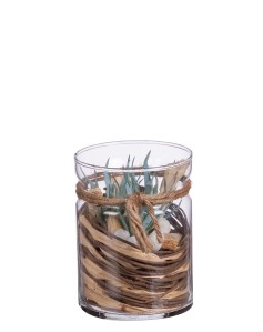 Kavanoz dekorues 10x13.5 cm