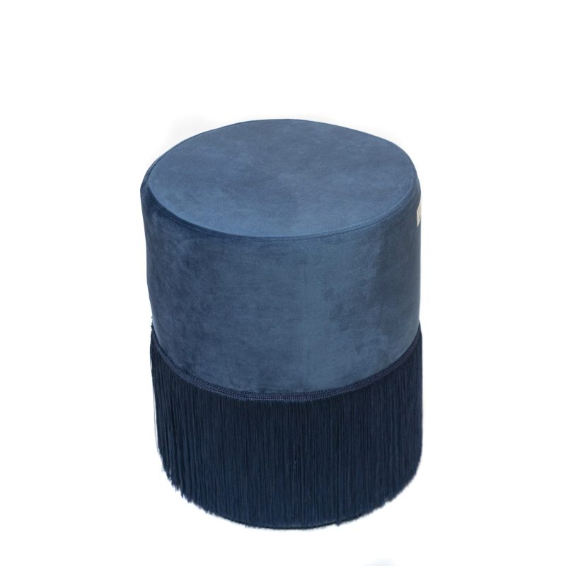 Pouffe suede “adrian”, 34.5 x 42cm