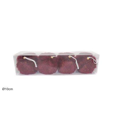 Set me 4 topa dekorues, diam 10cm