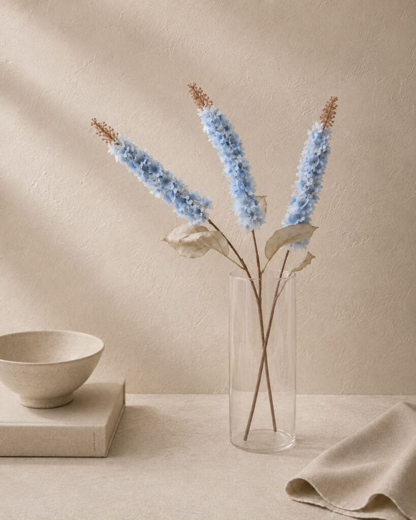 Lule artificiale blu